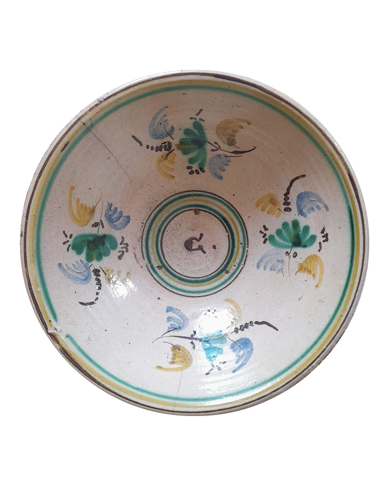 Antique Castilla Remolino Lebrillo Bowl - Main - CASA PLETORICA.png