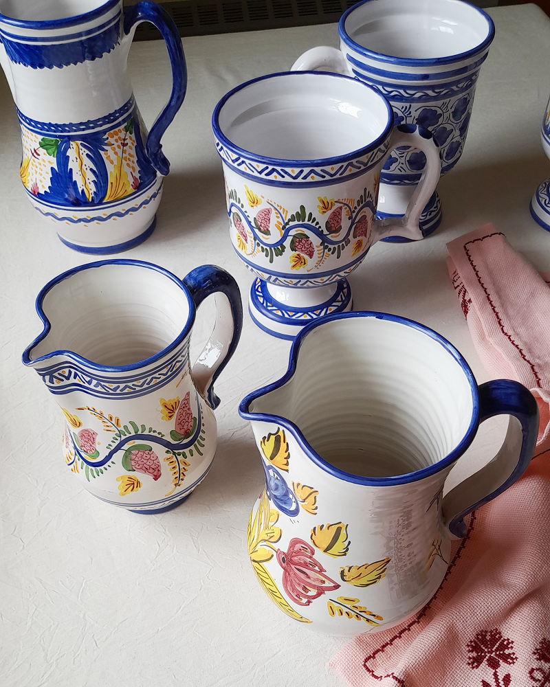 Azafran Spanish Ceramic Pitcher - Group - CASA PLETORICA.png