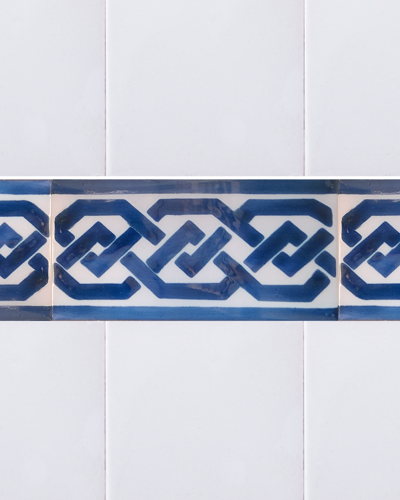 Cadenas Ceramic Tile in Blue