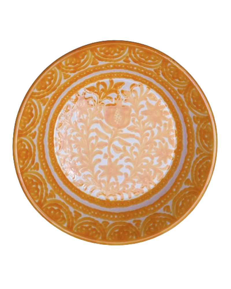 Granada Fajalauza Lebrillo Serving Bowl in Yellow