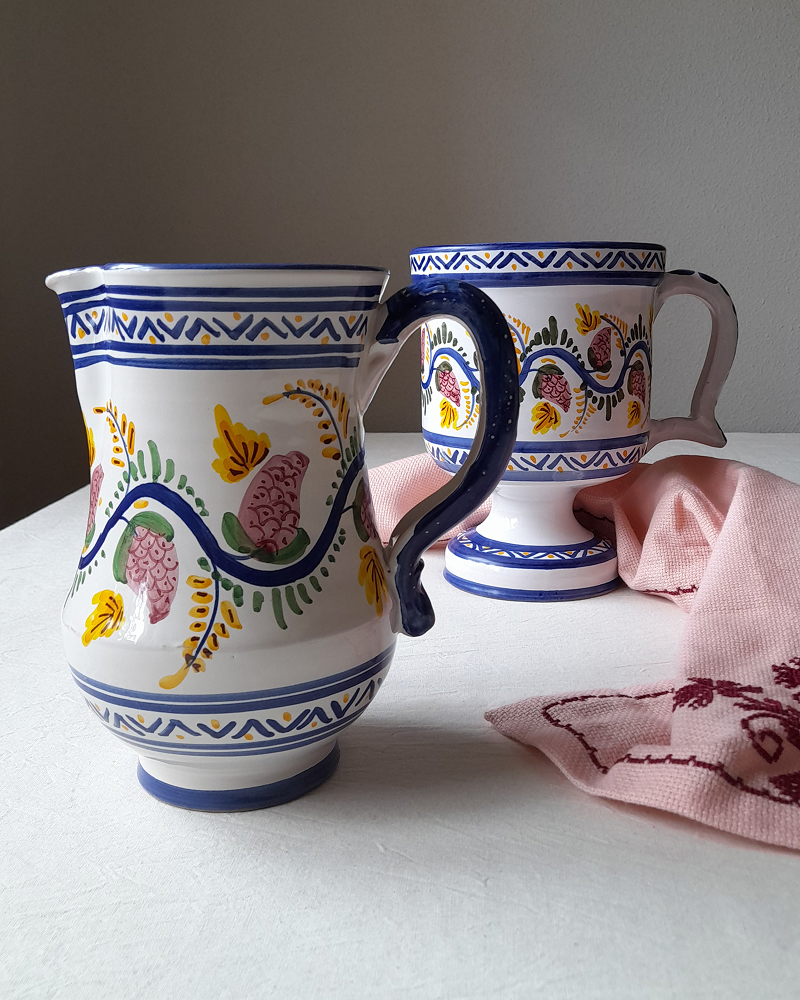 La Parra Spanish Ceramic Pitcher and Vase- CASA PLETORICA.png