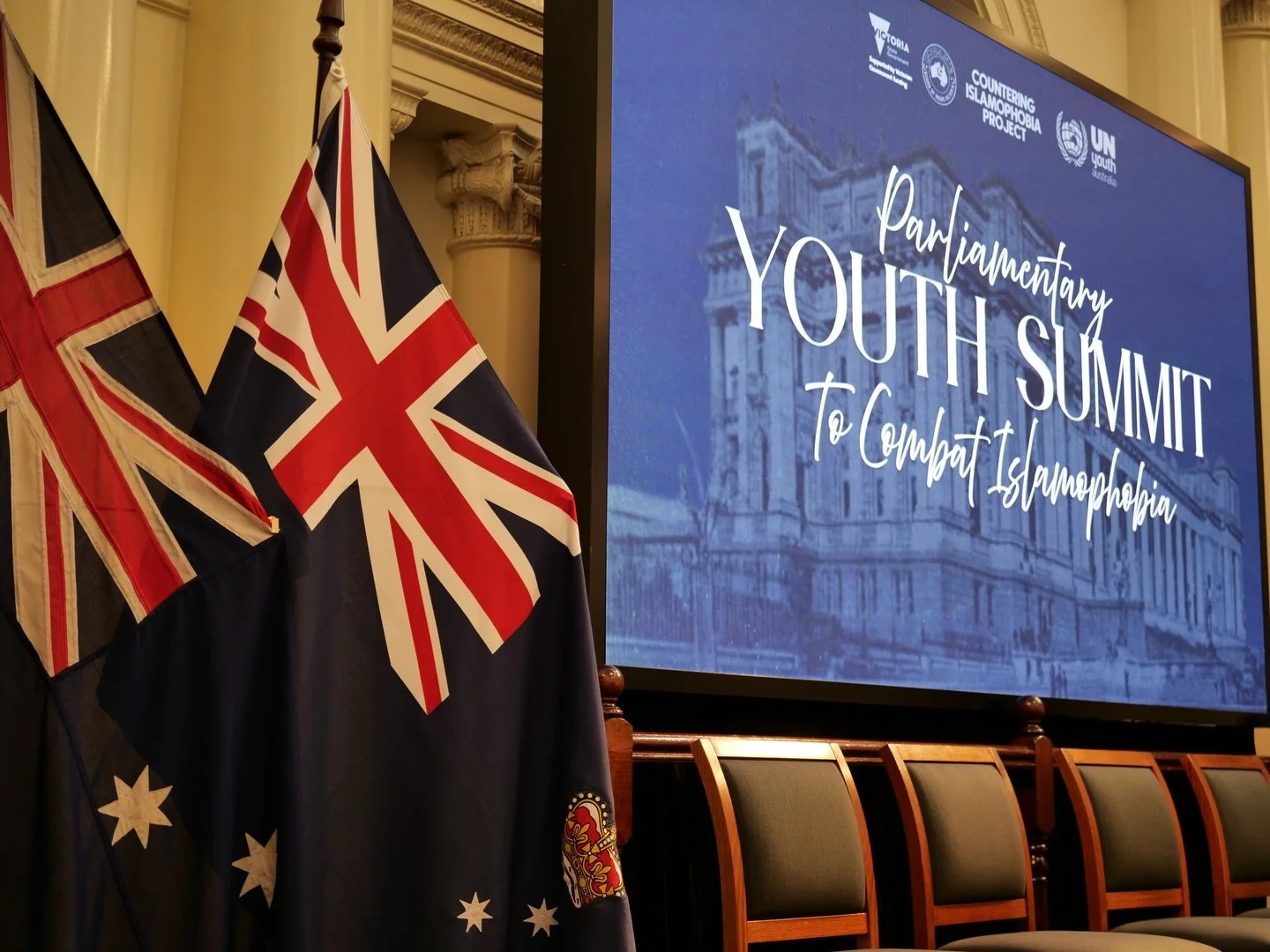 Victorian youth leaders unite at Parliament House to counter Anti-Muslim hate‼️🫡

On Friday the 13th, youth leaders from across Victoria gathered at Parliament House of Victoria for the Youth Summit to Combat Islamophobia to raise awareness of the I