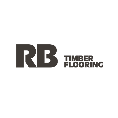 RB Timber Flooring logo in black and white