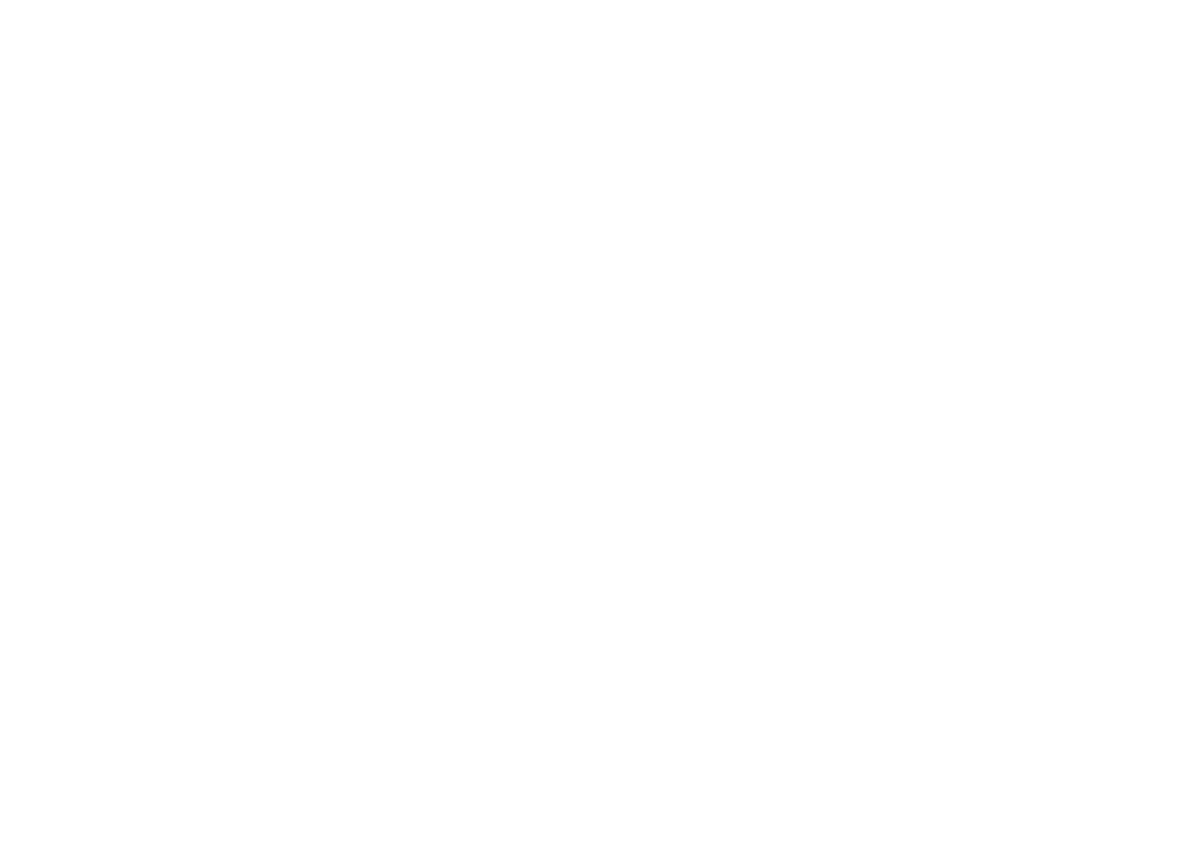 Black and white abstract logo with a stylized letter 'D' and three small circles to the left.