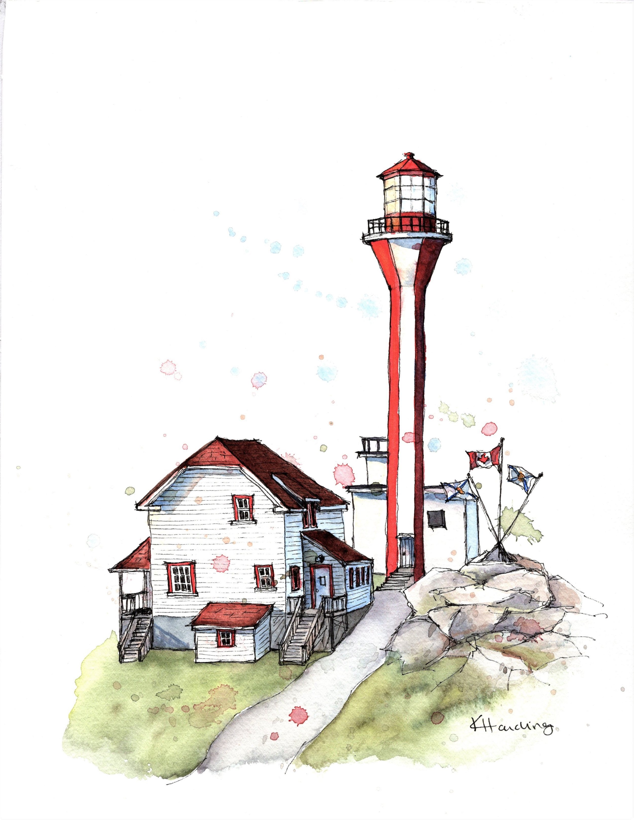 "Cape Forchu Lighthouse 2" Yarmouth, NS