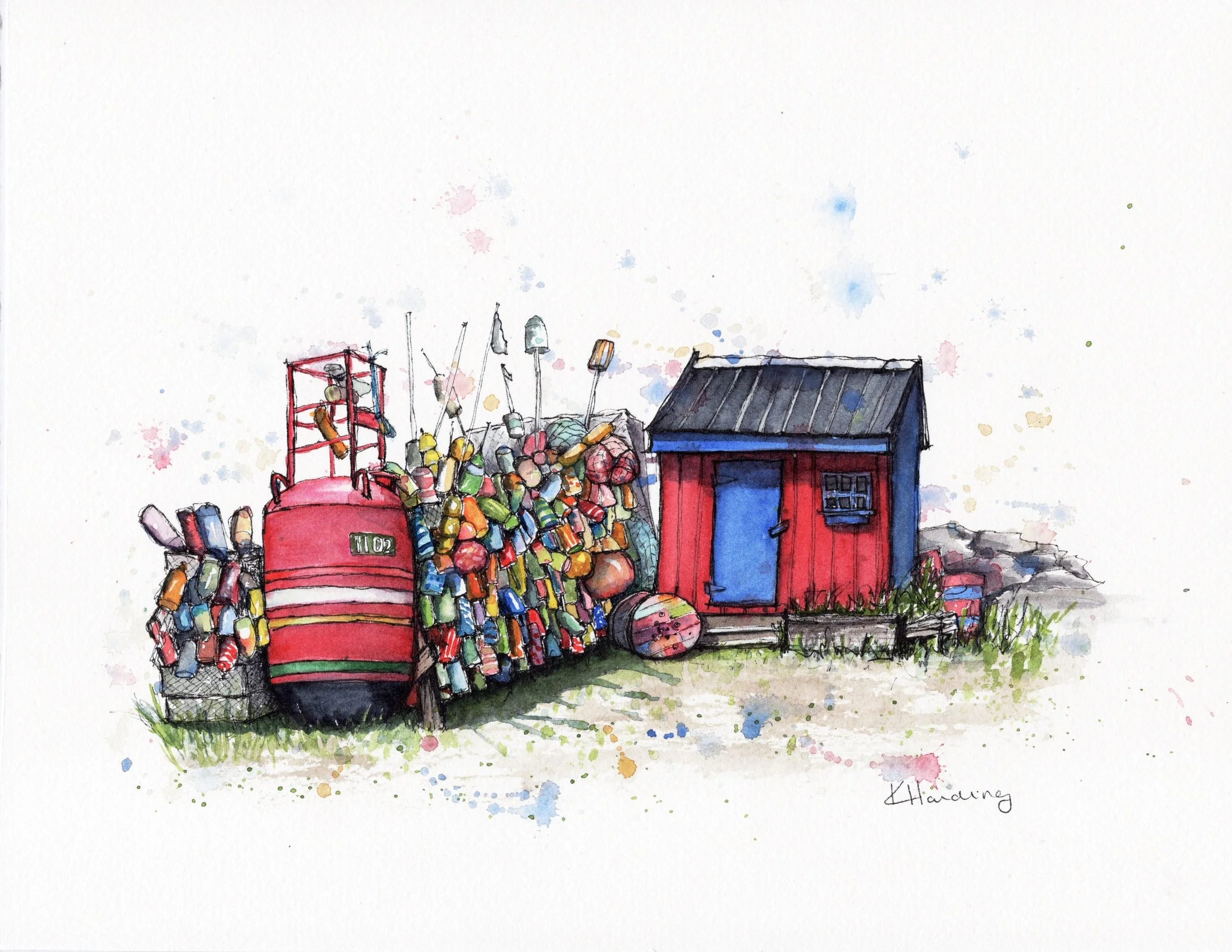 "Buoy Wall" Yarmouth, NS