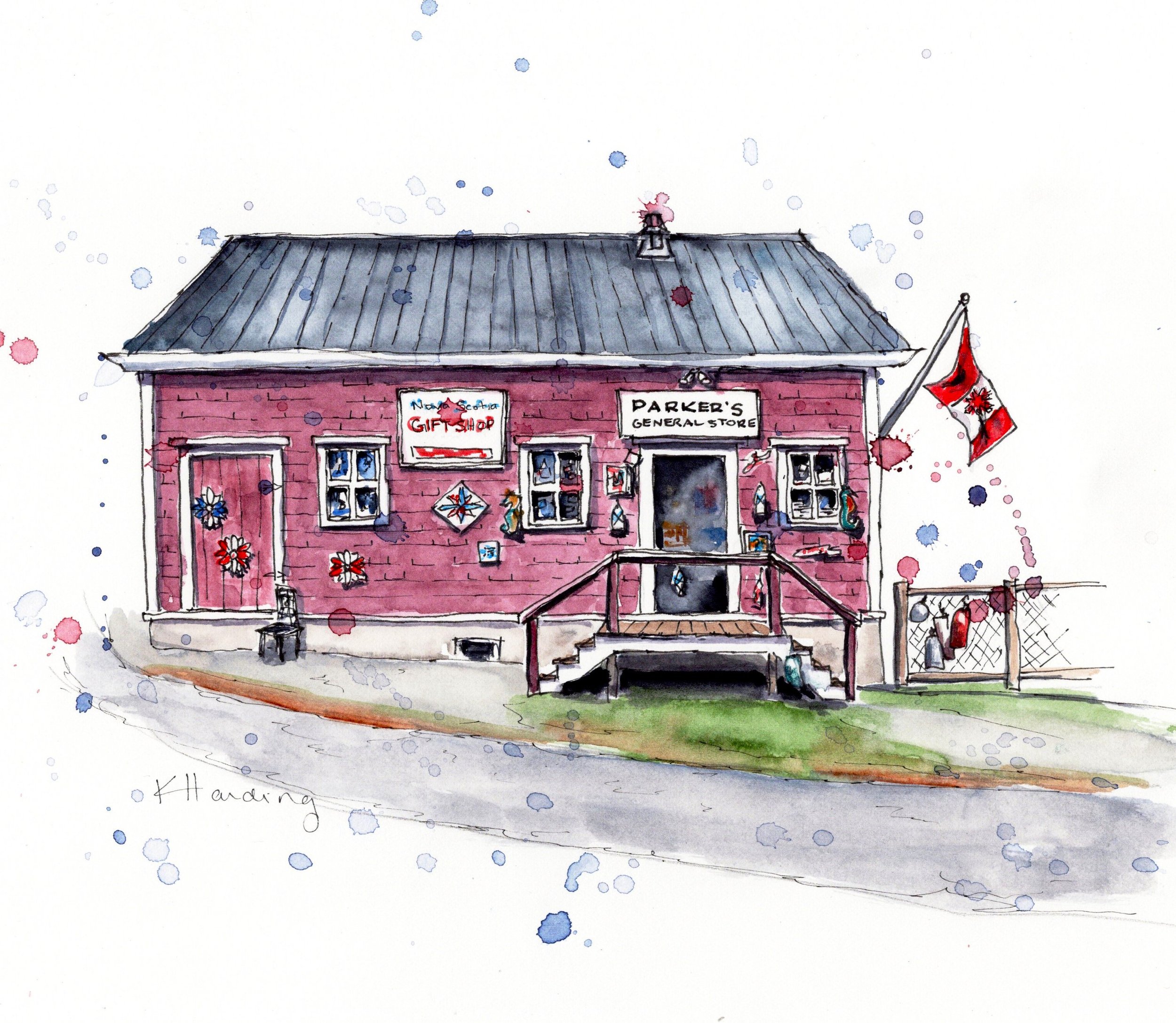 "Hall's Harbour"