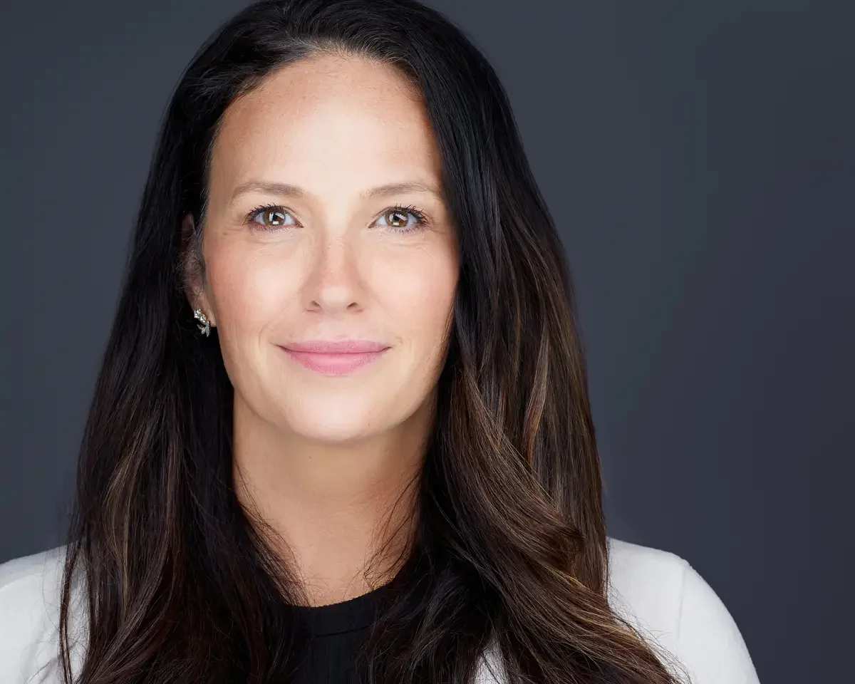 Attorney headshot, natural expression, dark background, photographed by Scott Parker Photo