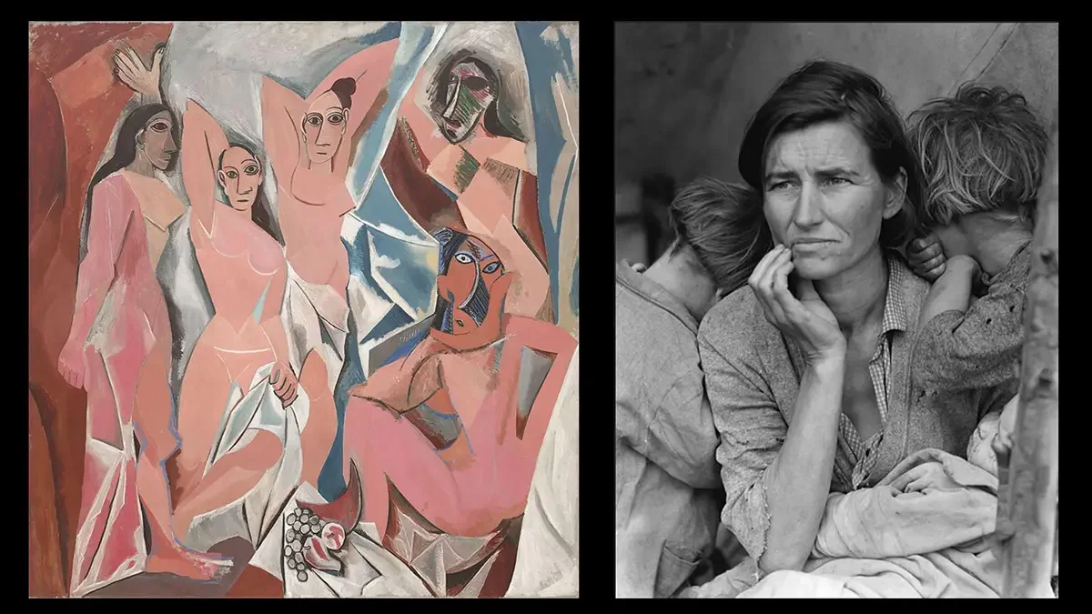 Understanding Modern Art course — photography and painting from 1850 to 1970