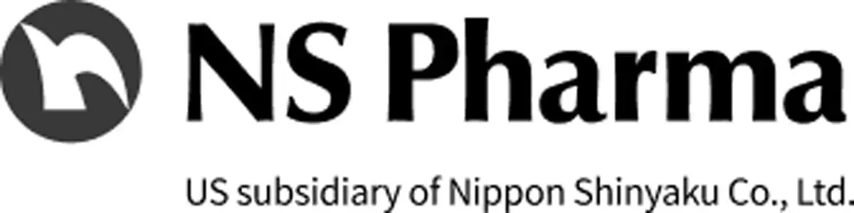NS Pharma logo, US subsidiary of Nippon Shinyaku, corporate photography client of Scott Parker Photo
