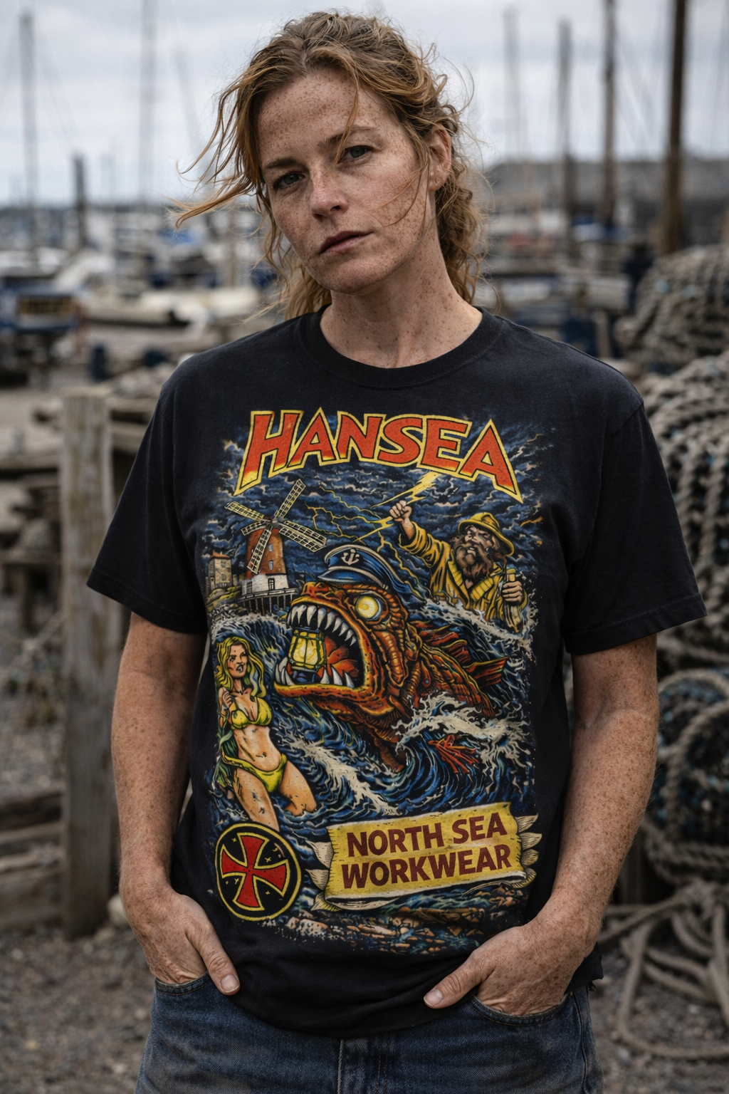 Hansea Red Fish T-Shirt