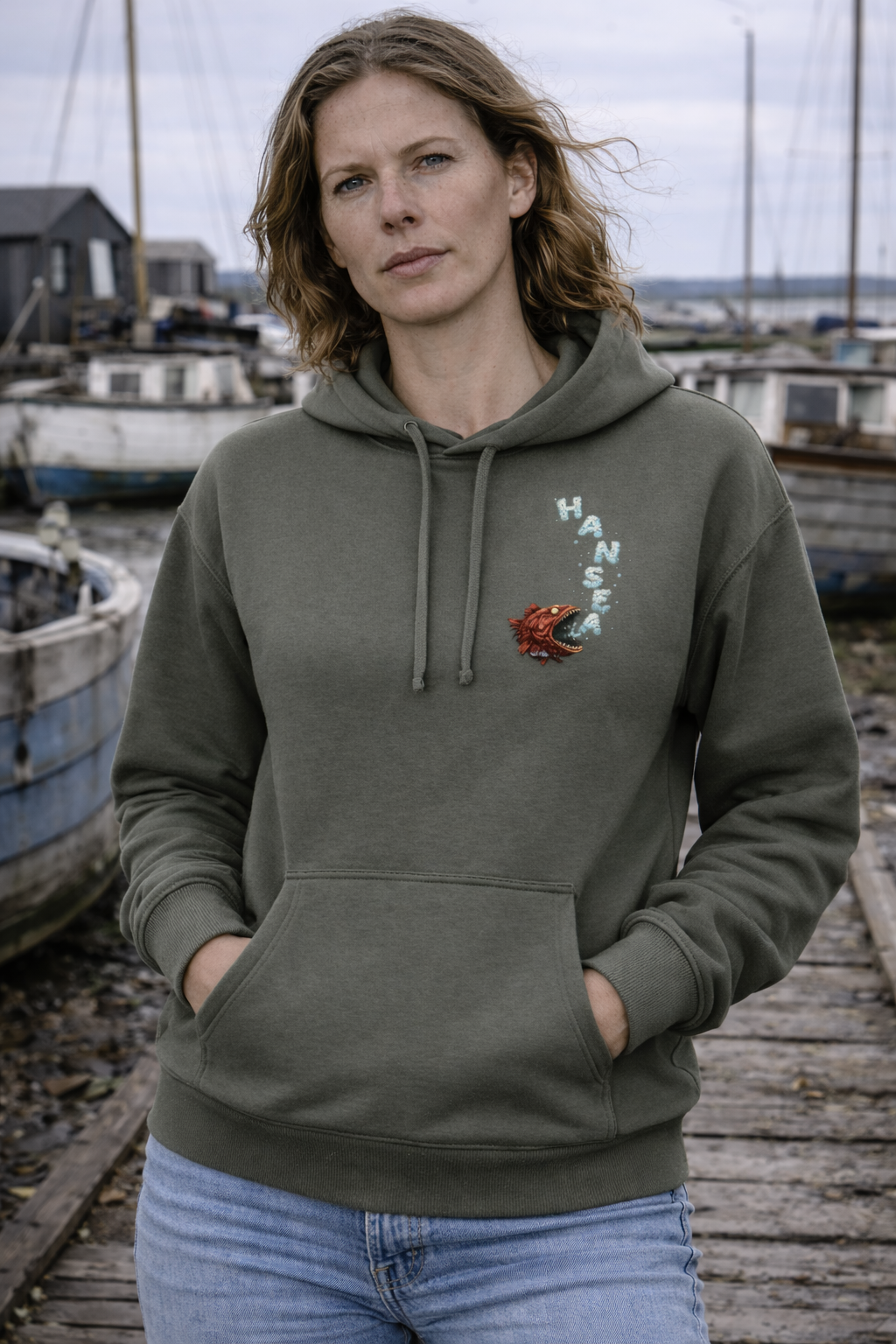 HANSEA Fish Burp Hoodie