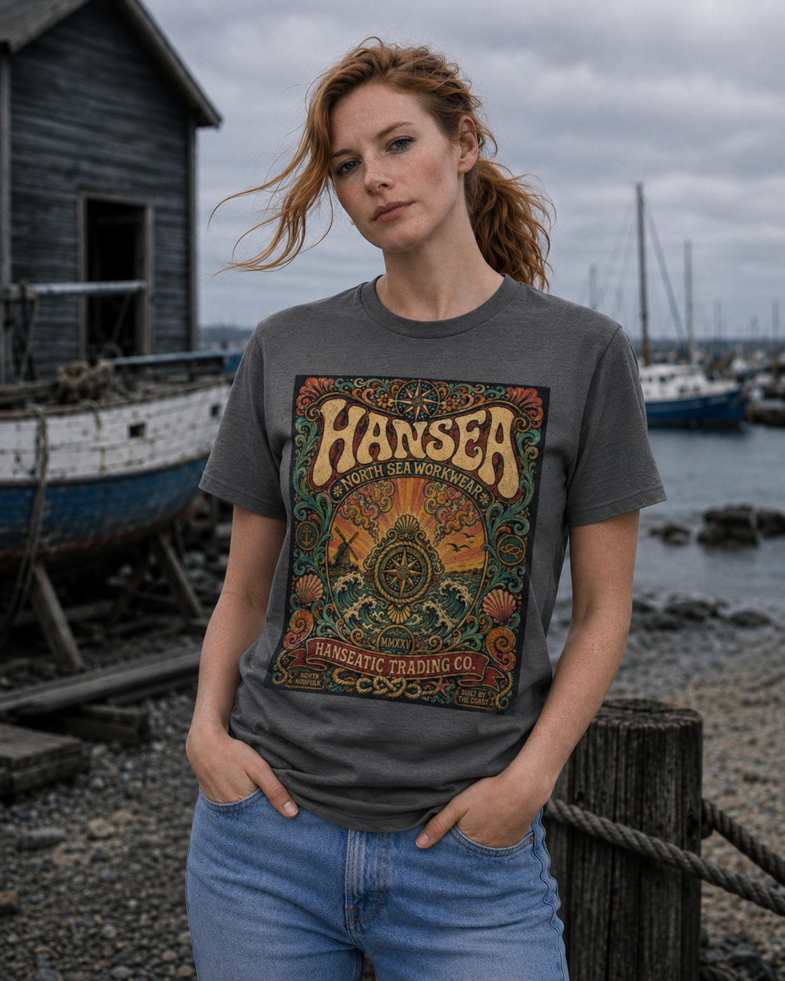 Hansea Psychedelic North Sea T-Shirt