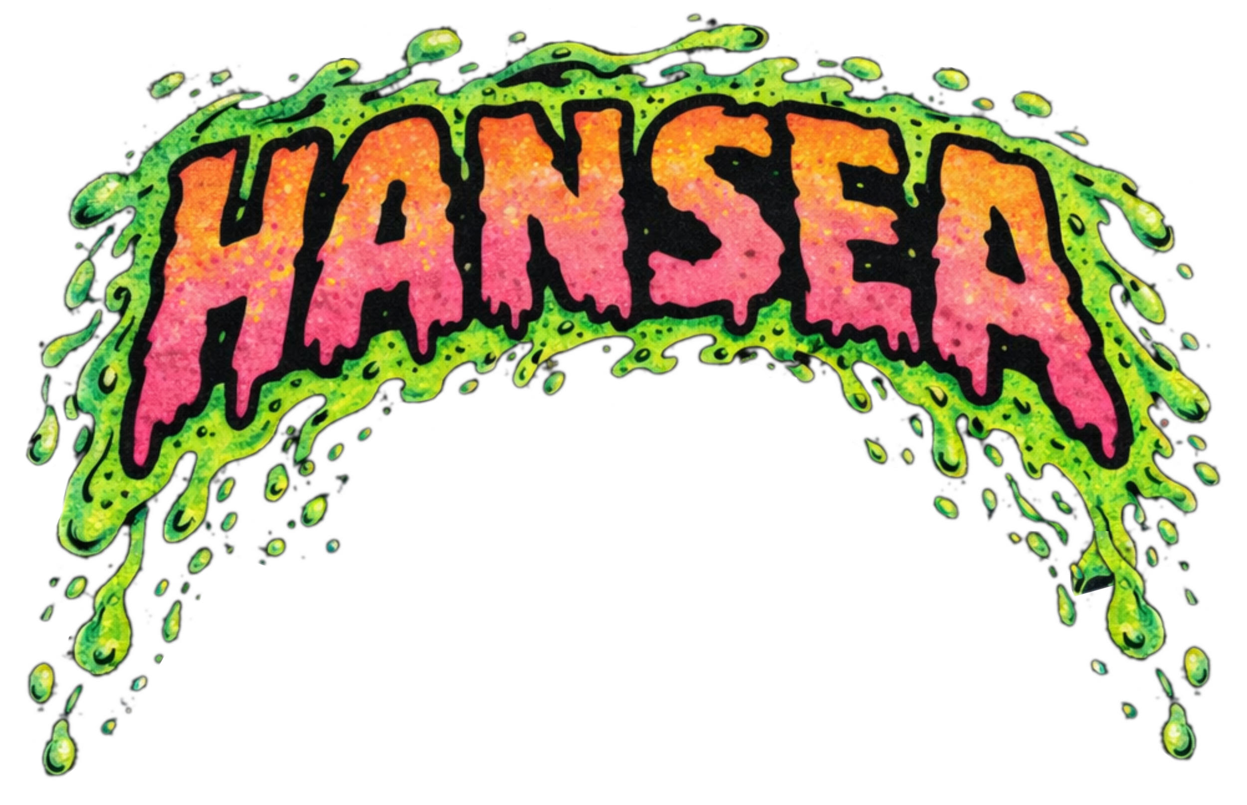 HANSEA Slime Logo Sticker