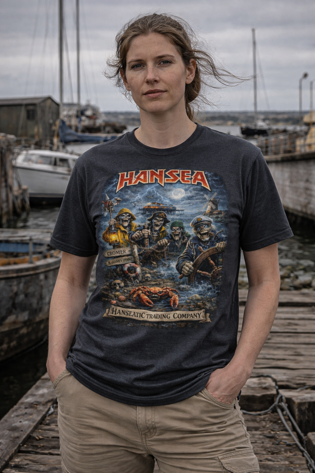 Hansea Skeleton Pier T-Shirt