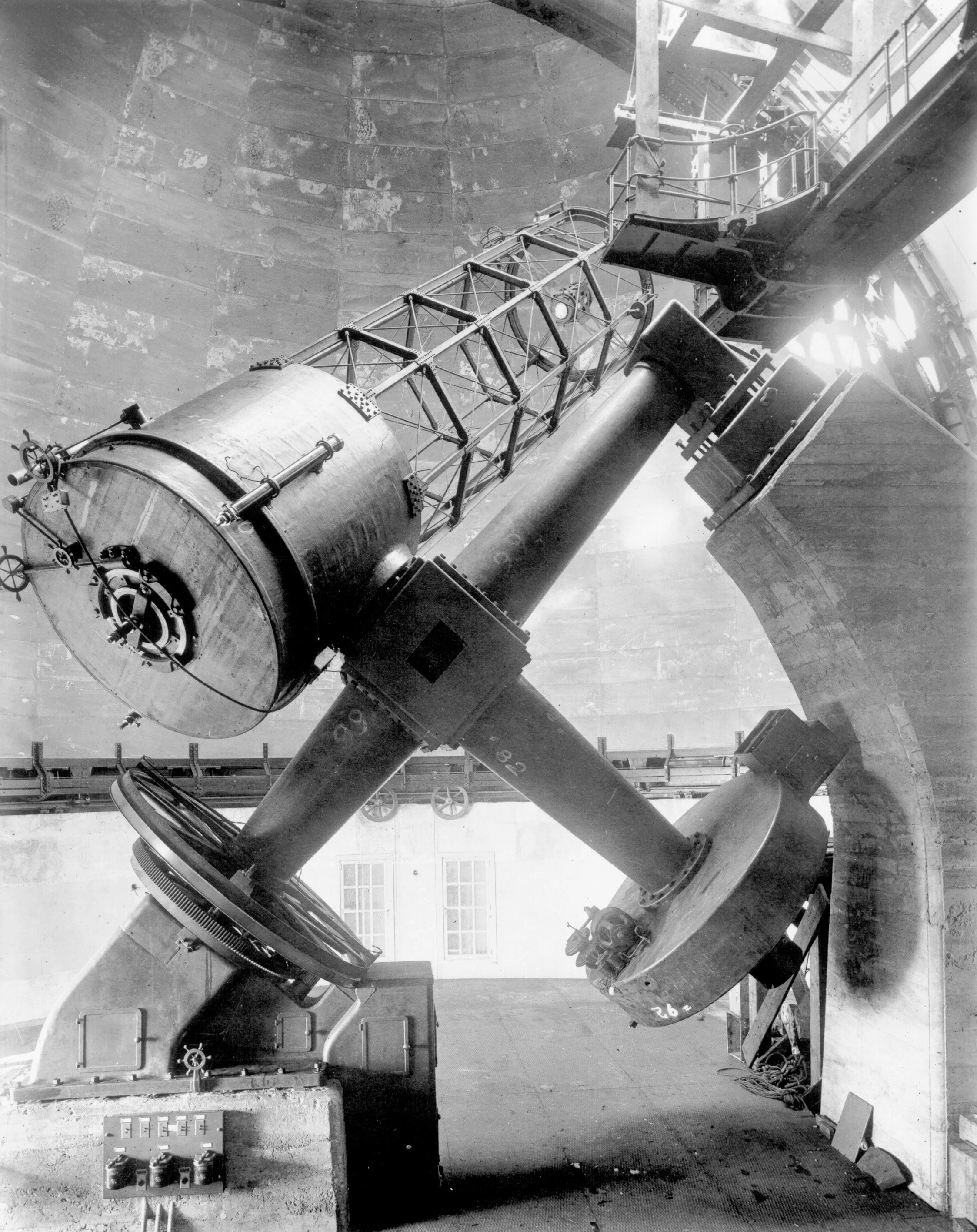 Completed telescope aiming north/west