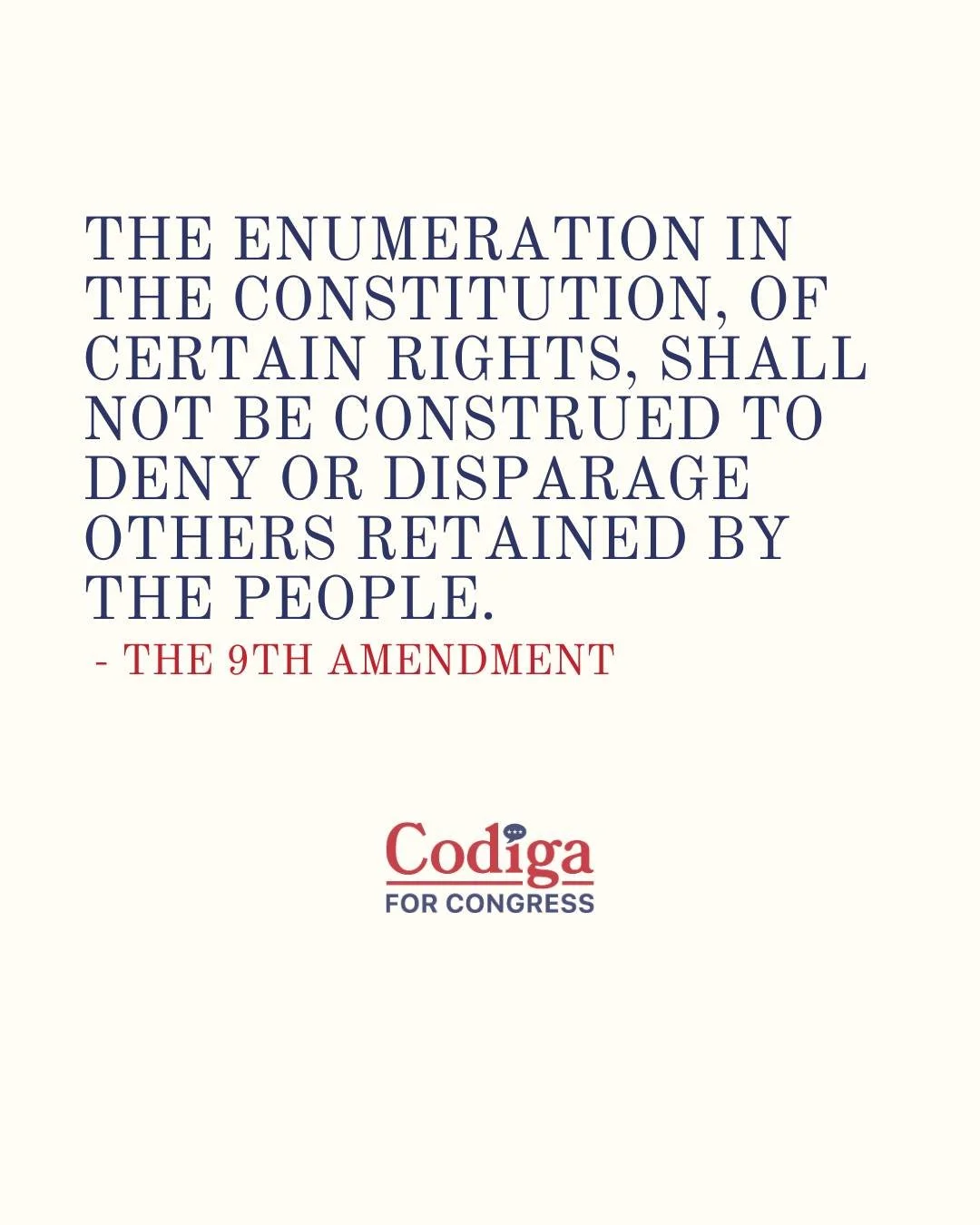 Two people can agree on an issue but disagree if it&rsquo;s a federal or state matter (9th vs 10th Amendment). I believe abortion is murder and wrong. Saying it&rsquo;s just a state issue misses the 9th Amendment, which protects unlisted rights like 