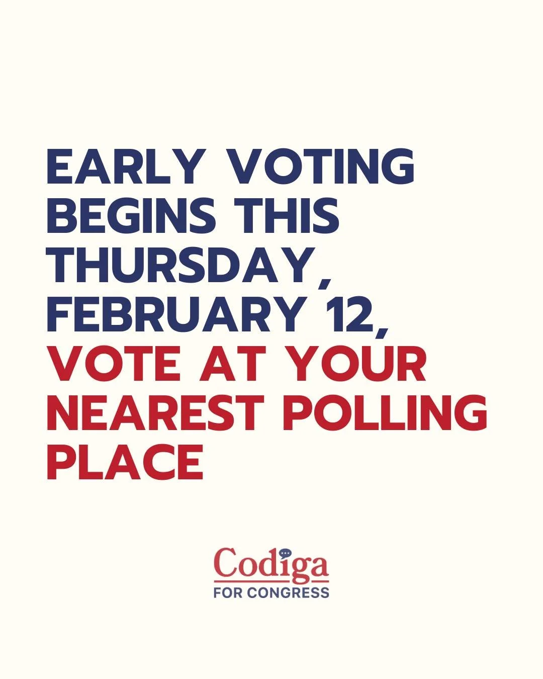 Polling Places for the 12th District/Mecklenburg County - https://vote.mecknc.gov/upcoming-elections
