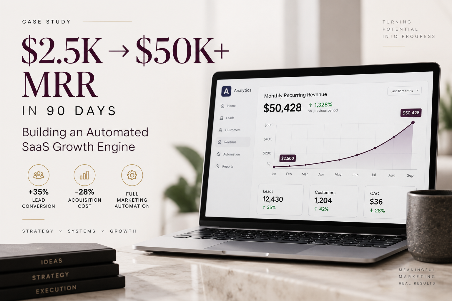 Building an Automated Growth Engine for an AI SaaS Brand