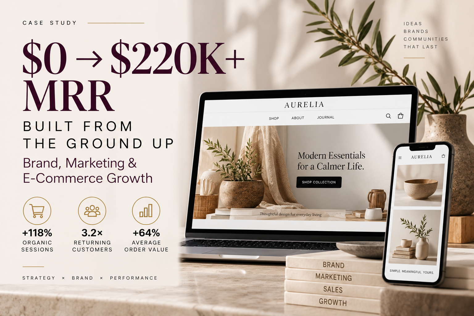 Scaling a Global Brand to $220K+ MRR From the Ground Up