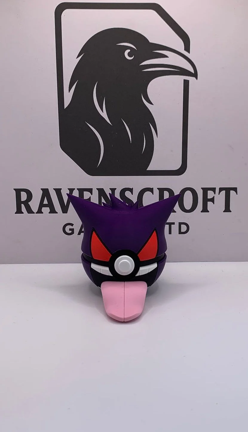 Gengar Character Ball | 3D Printed Display Collectable