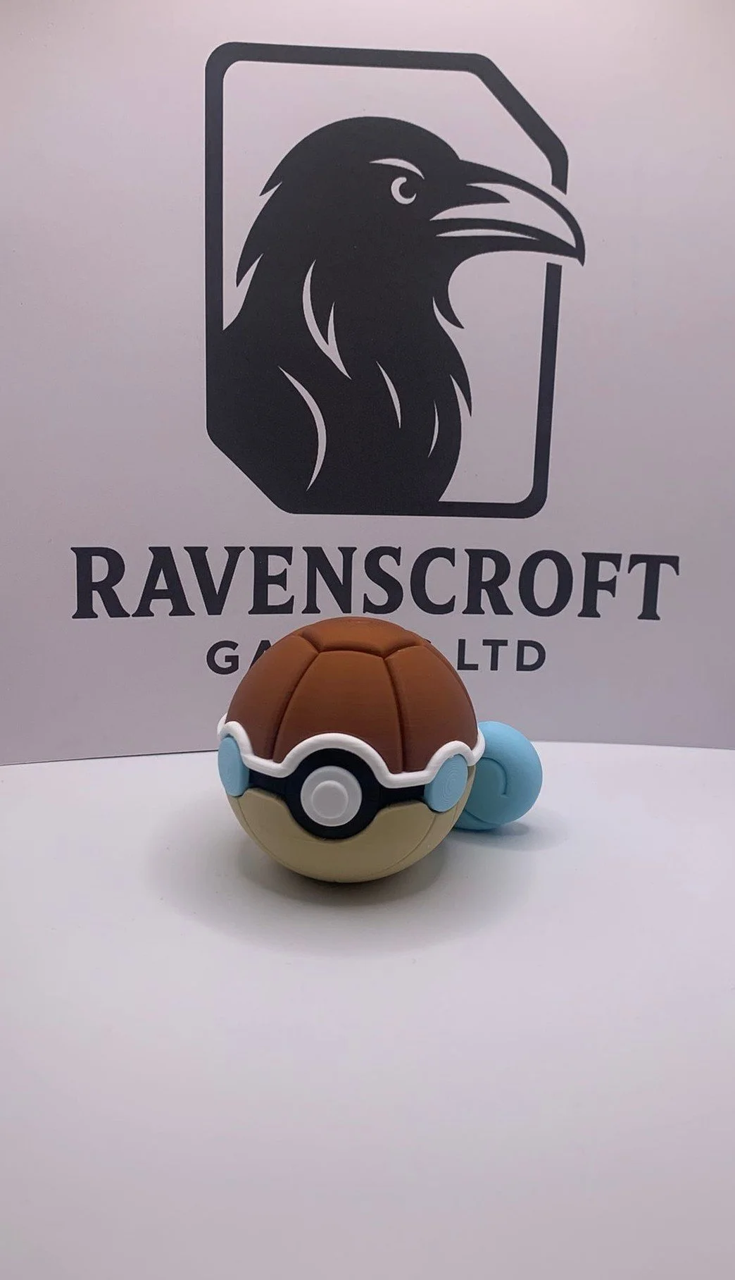 Squirtle Character Ball | 3D Printed Display Collectable