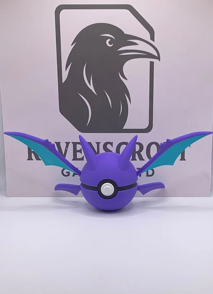 Crobat Character Ball | 3D Printed Display Collectable