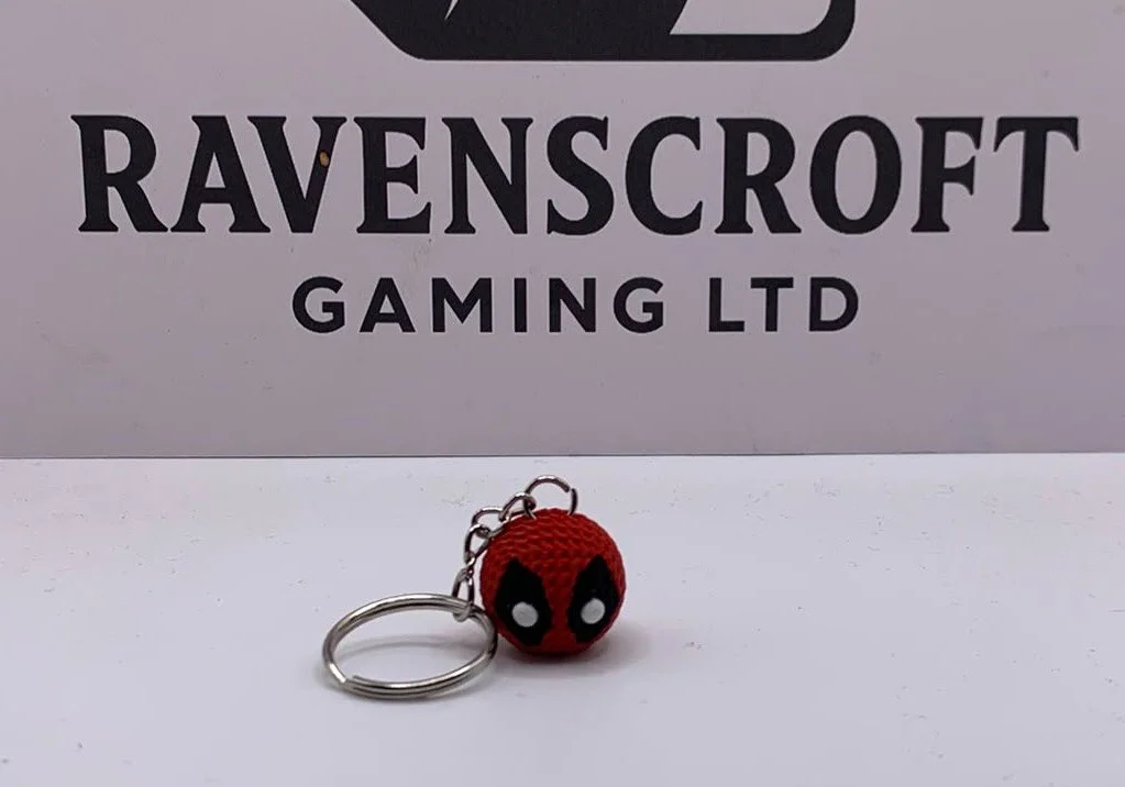 Deadpool Head Keyring