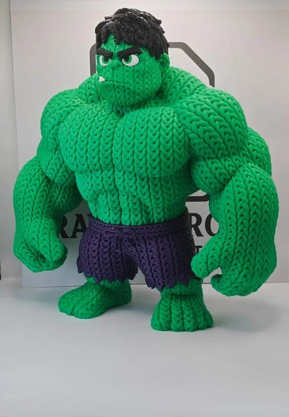 Crocheted Hulk