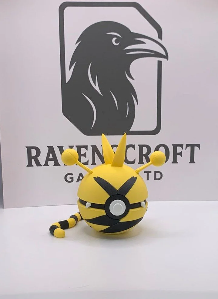 Electabuzz Character Ball | 3D Printed Display Collectable