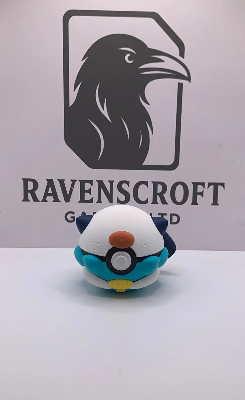 Oshawott Character Ball | 3D Printed Display Collectable