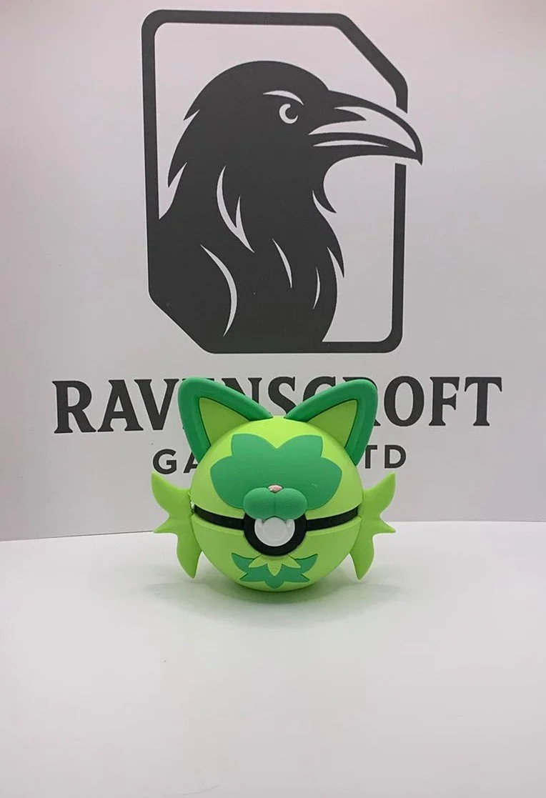 Sprigatito  Character Ball | 3D Printed Display Collectable