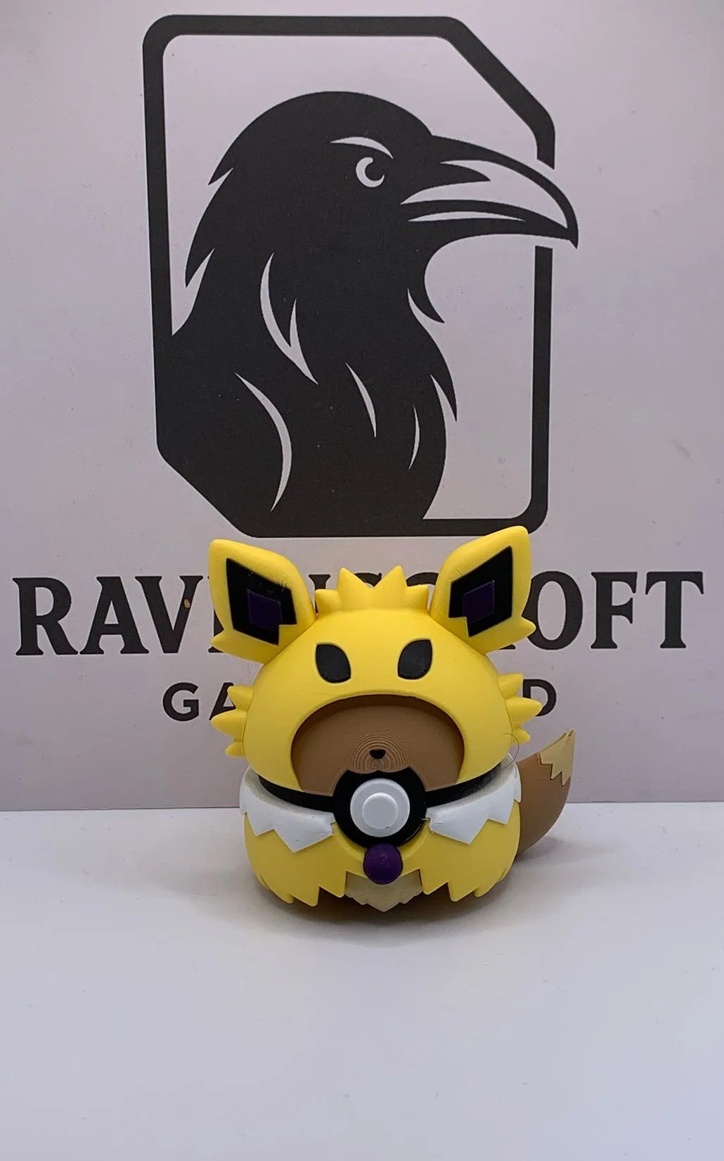 Eevee Jolteon Poncho Character Ball | 3D Printed Display Collectable