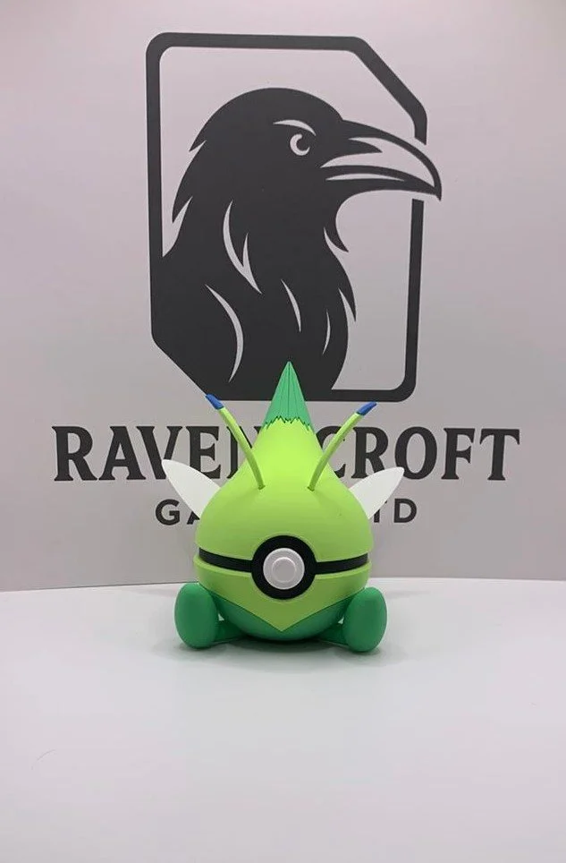 Celebi Character Ball | 3D Printed Display Collectable