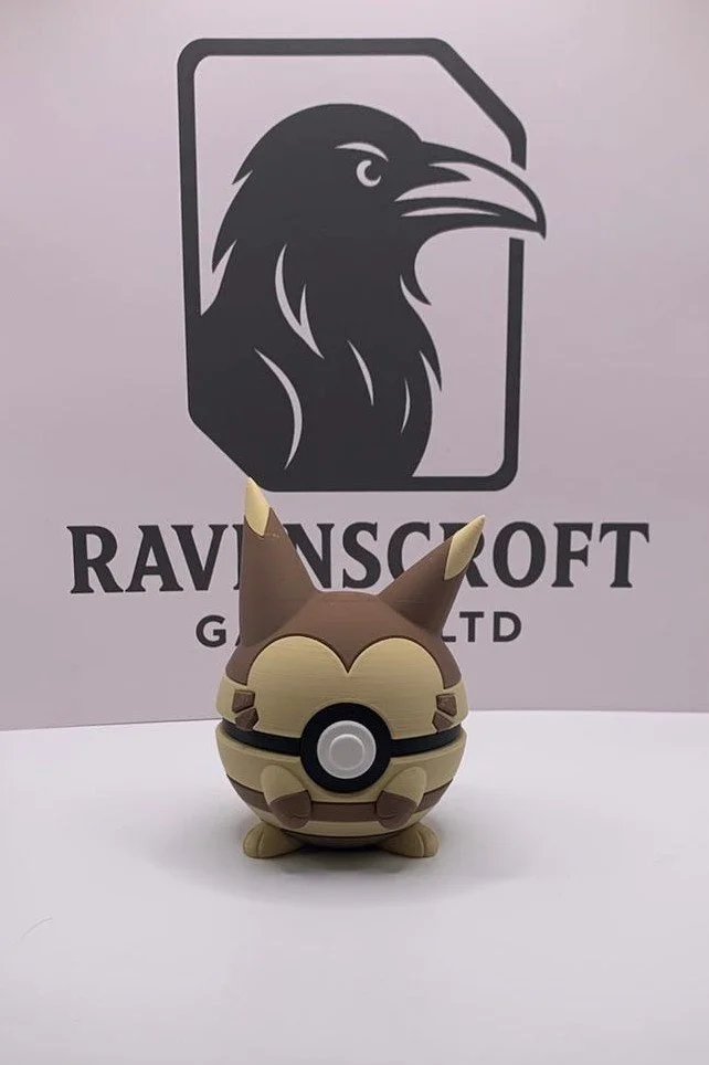 Furret Character Ball | 3D Printed Display Collectable