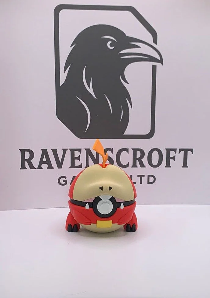 Fuecoco  Character Ball | 3D Printed Display Collectable
