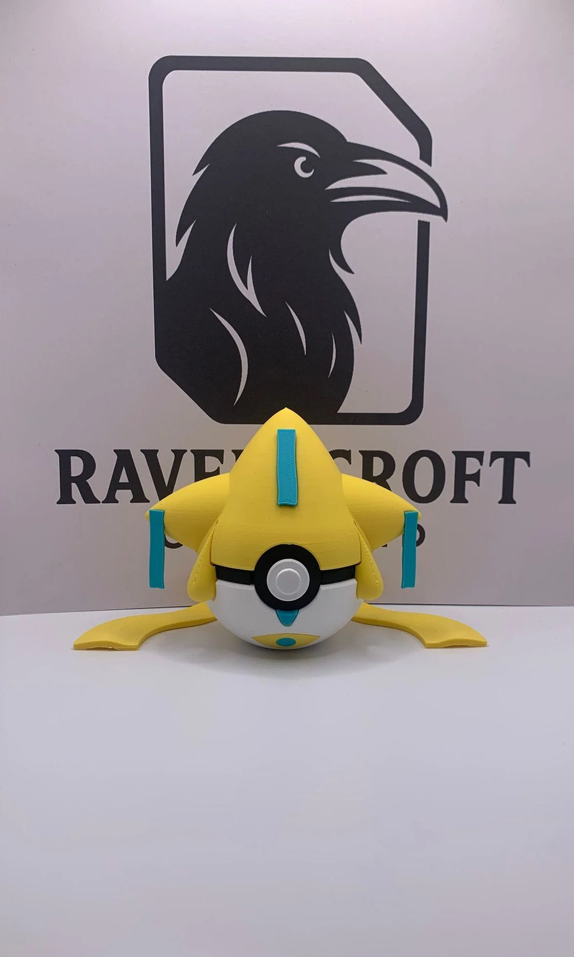 Jirachi Character Ball | 3D Printed Display Collectable
