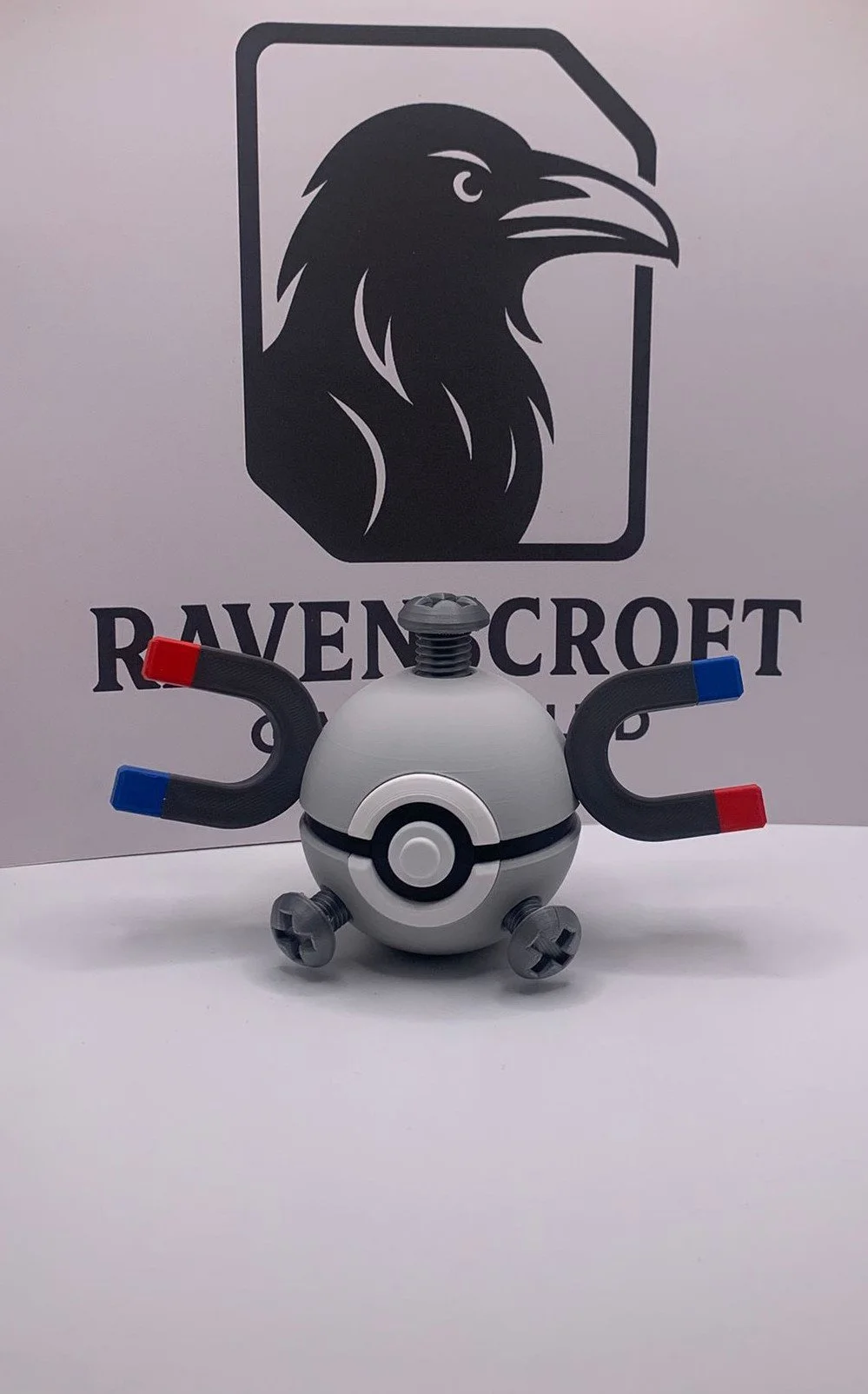 Magnemite Character Ball | 3D Printed Display Collectable