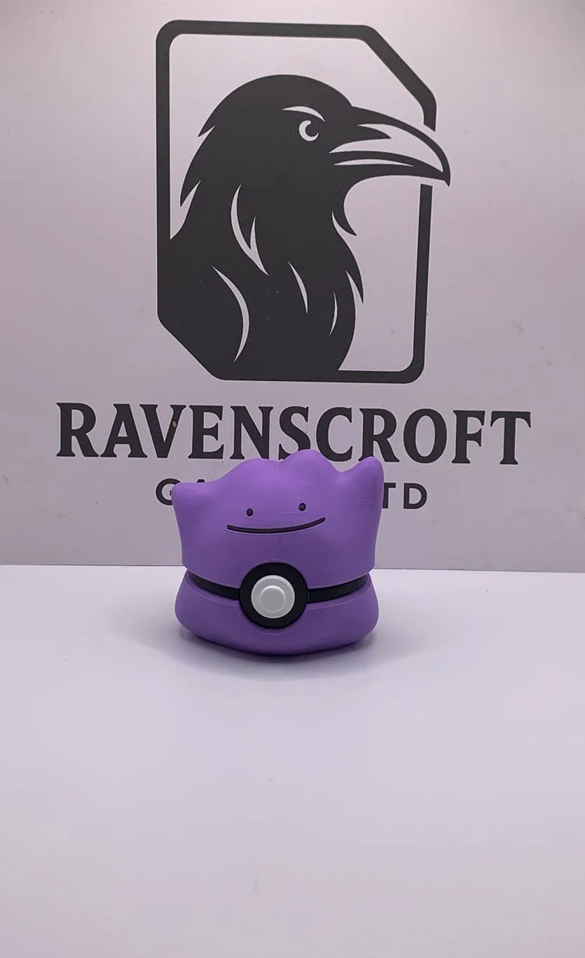 Ditto Character Ball | 3D Printed Display Collectable