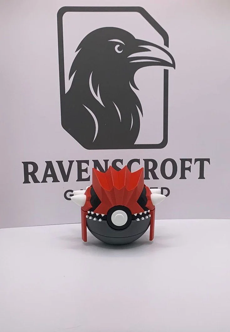 Groudon Character Ball | 3D Printed Display Collectable