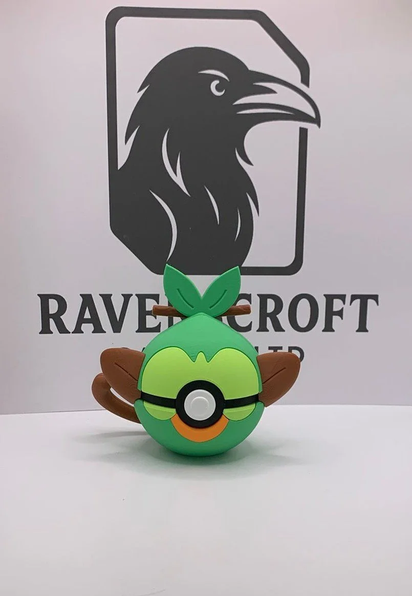 Grookey Character Ball | 3D Printed Display Collectable