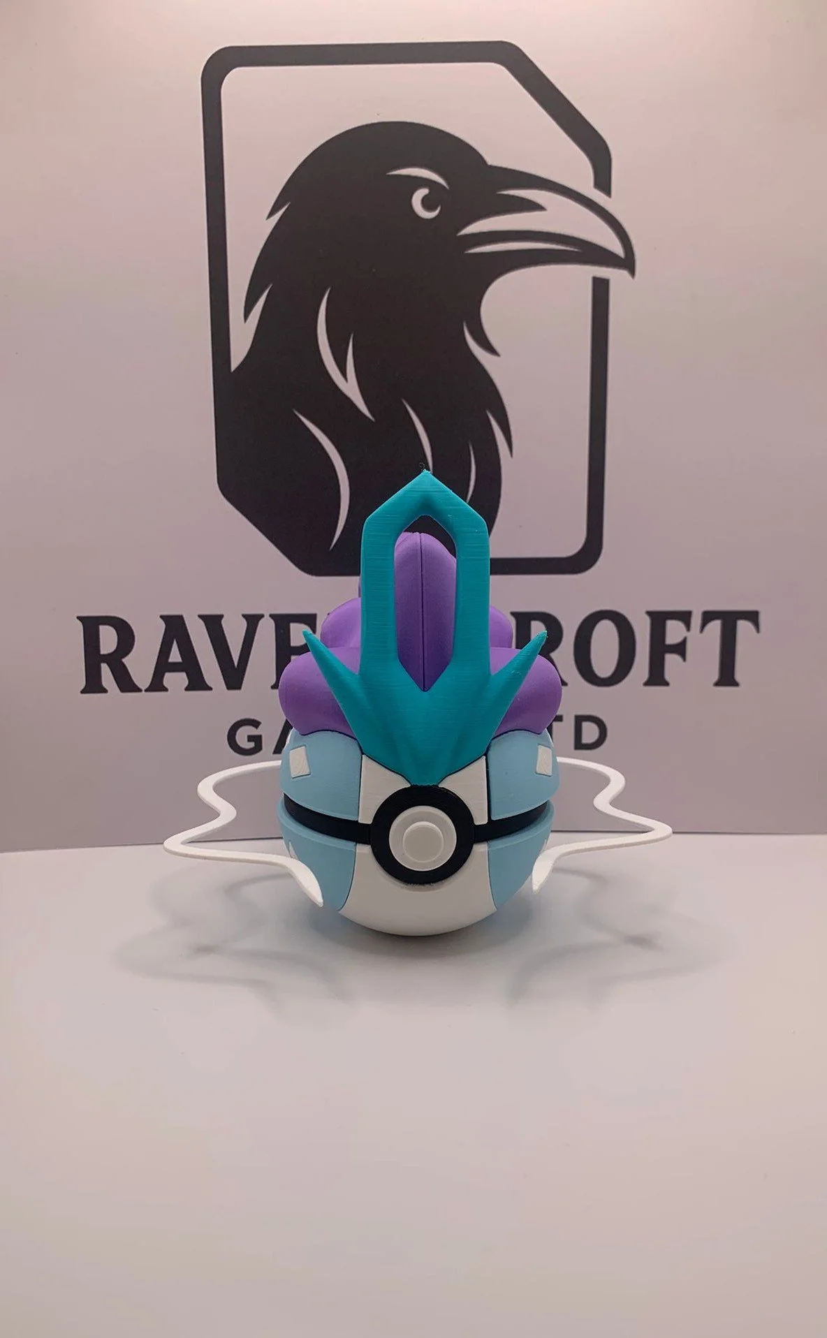 Suicune Character Ball | 3D Printed Display Collectable
