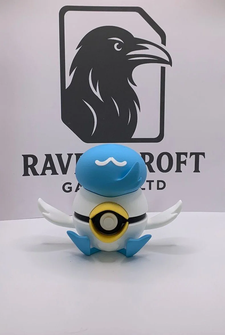 Quaxly  Character Ball | 3D Printed Display Collectable