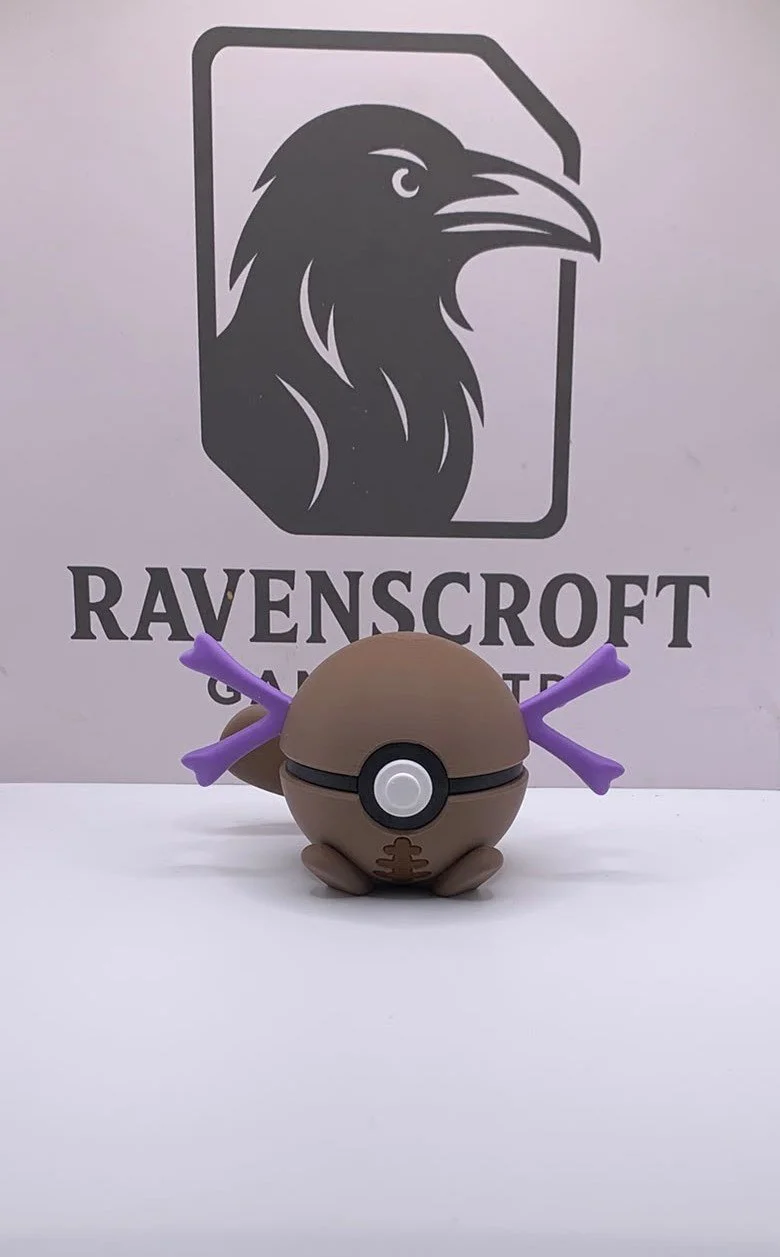 Paldean Wooper  Character Ball | 3D Printed Display Collectable