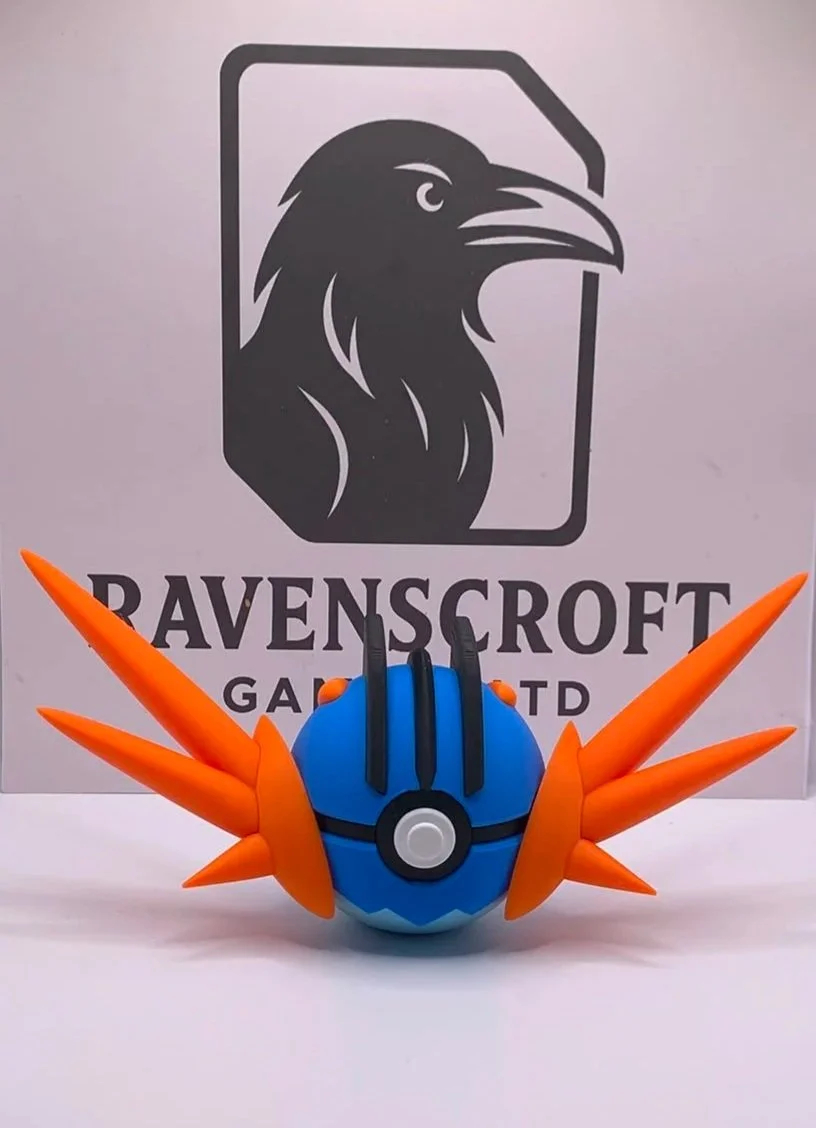 Mega Swampert  Character Ball | 3D Printed Display Collectable
