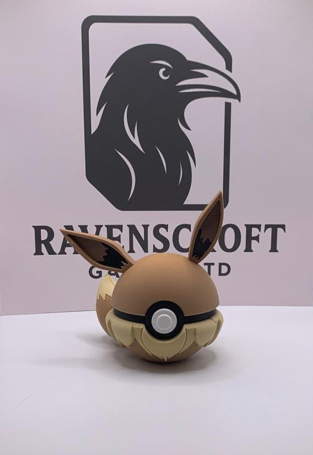 Eevee Character Ball | 3D Printed Display Collectable