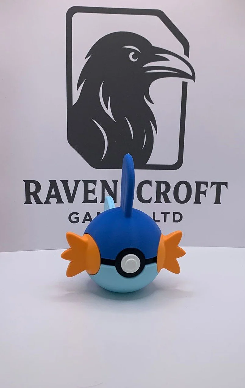 Mudkip Character Ball | 3D Printed Display Collectable