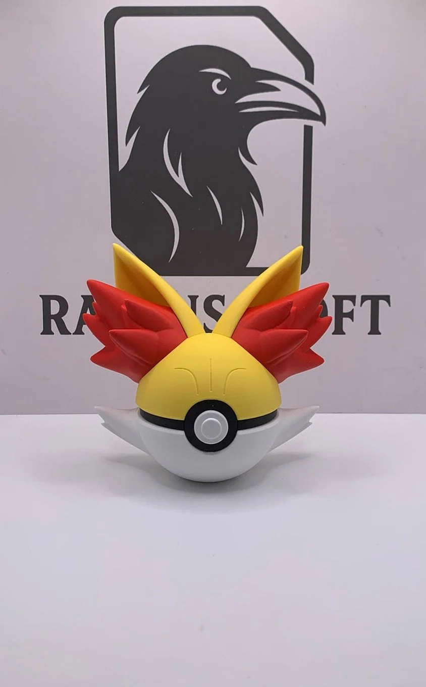 Fennekin  Character Ball | 3D Printed Display Collectable