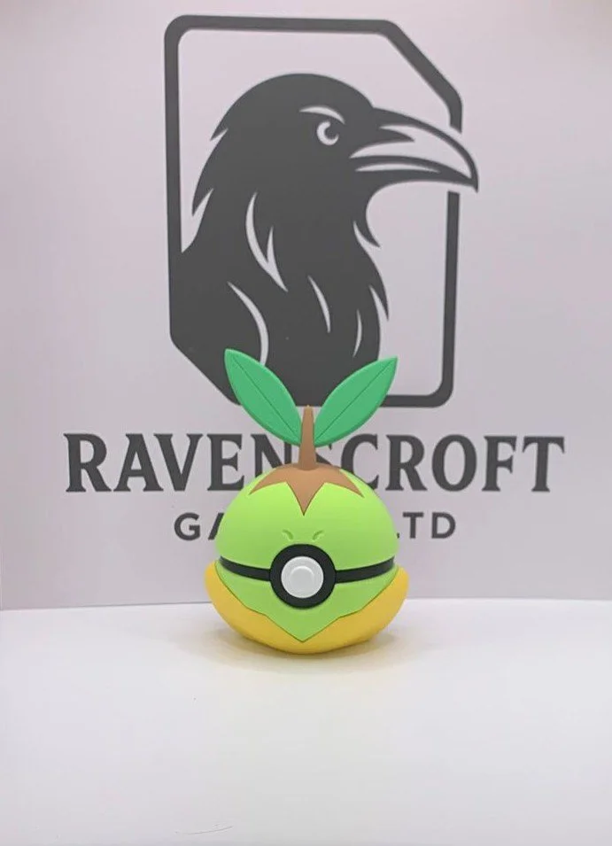 Turtwig  Character Ball | 3D Printed Display Collectable