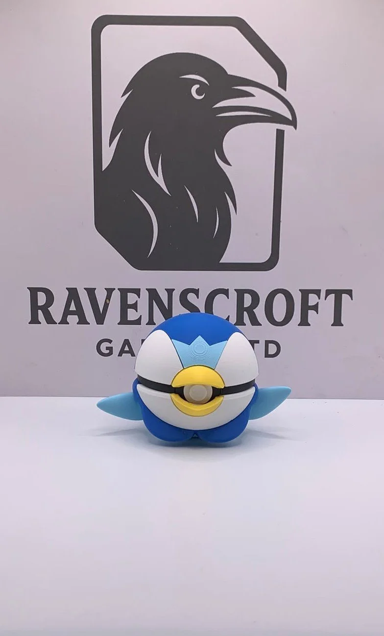 Piplup  Character Ball | 3D Printed Display Collectable